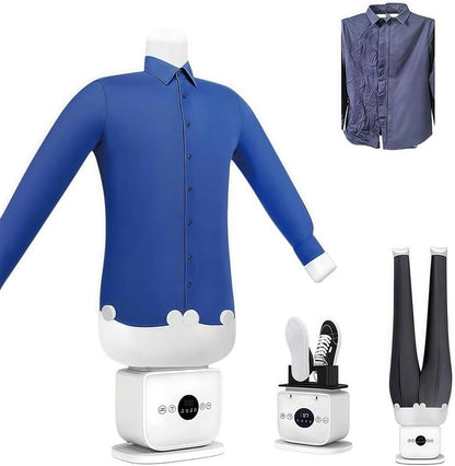 Inflatable Ironing Machine UK | Hands-Free Smart Ironing with Quick Dry, Adjustable Heat & Timer | Automatic Ironing for Shirts, Pants & Shoes