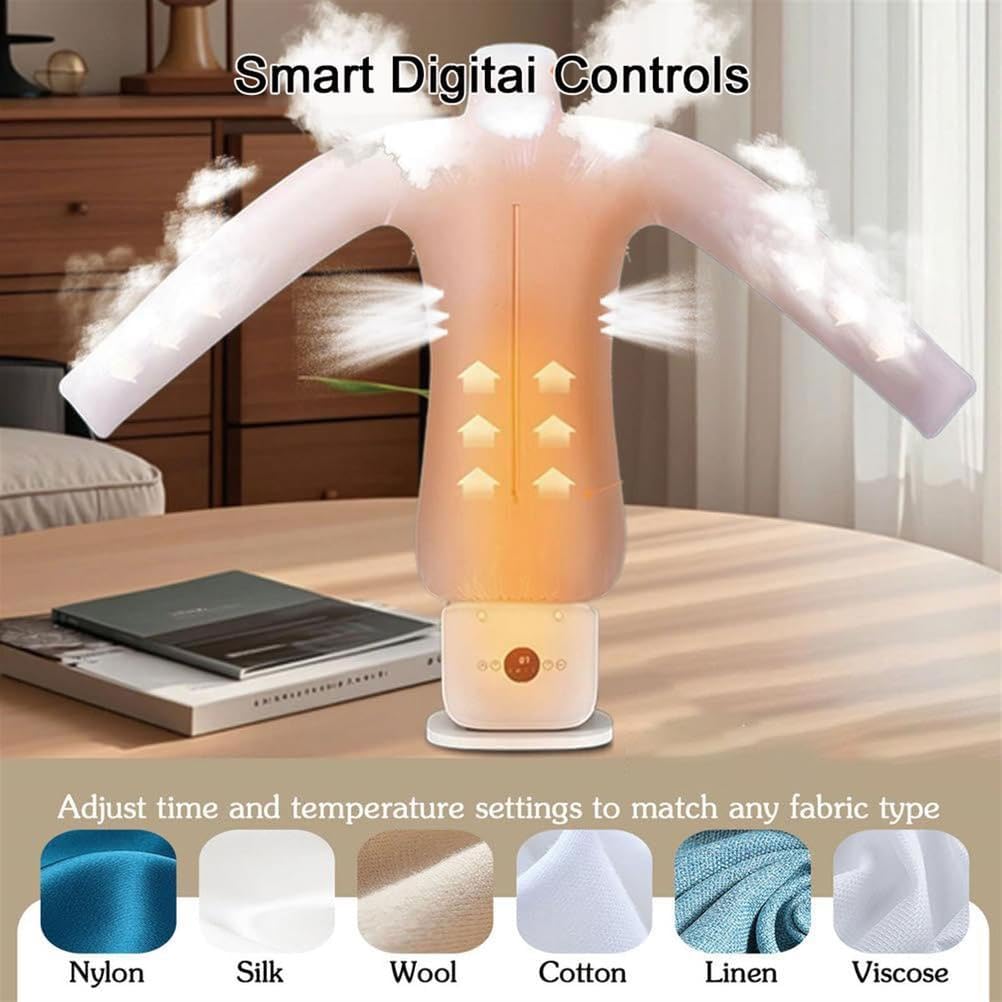 Inflatable Ironing Machine UK | Hands-Free Smart Ironing with Quick Dry, Adjustable Heat & Timer | Automatic Ironing for Shirts, Pants & Shoes