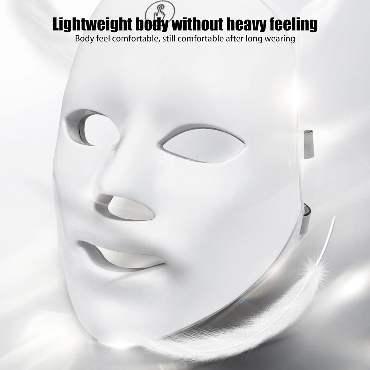 LED Light Therapy Face Mask – 7-Color Photon Facial Mask for Skin Rejuvenation, Anti-Aging, Anti-Acne & Anti-Wrinkle Treatment