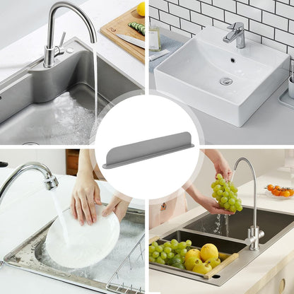 52cm Extra Long Silicone Water Splash Guard for Kitchen Sink – Reusable Faucet Splash Protector for Washing Dishes | Anti-Splash Sink Guard