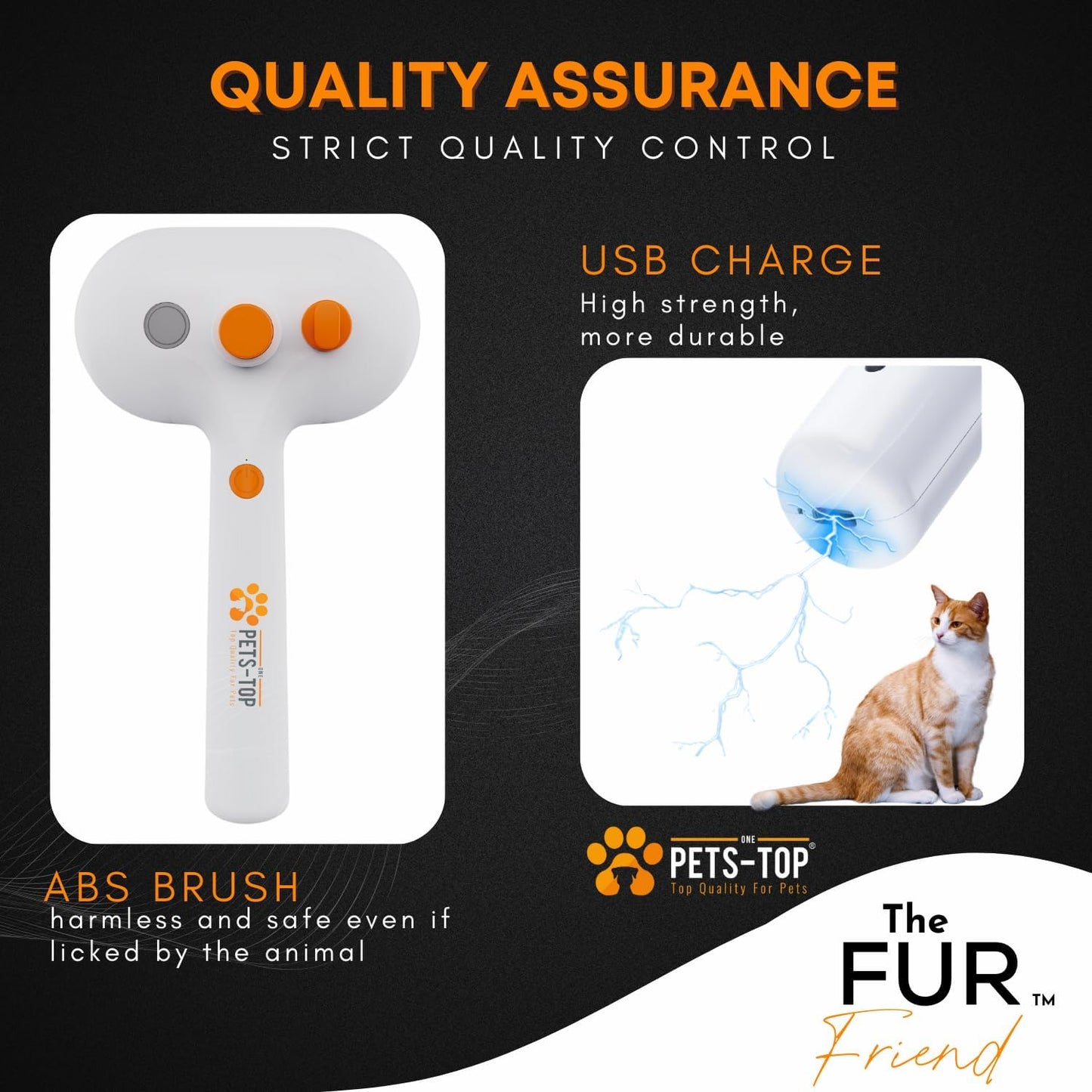 3-in-1 Cat Spray Brush with Built-In Water Tank – Anti-Static Steam Grooming Brush with One-Button Self-Cleaning for Long & Short Hair Cats