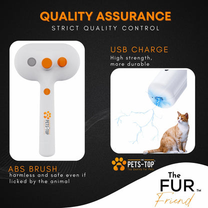 3-in-1 Cat Spray Brush with Built-In Water Tank – Anti-Static Steam Grooming Brush with One-Button Self-Cleaning for Long & Short Hair Cats