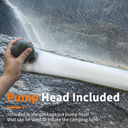 "Inflatable Solar Camping Lantern – USB Rechargeable Tent Light, 4 Lighting Modes, IP66 Waterproof, Portable & Lightweight Outdoor Lantern