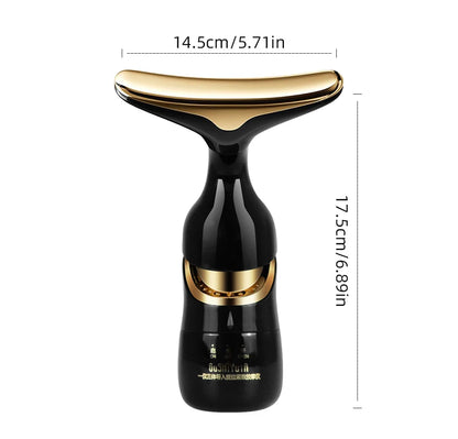 3 In 1 Face Massager Neck Facial Eye Massage V-line Face Lifting Massager Anti Aging Wrinkle Removal Skin Beauty Device For Home